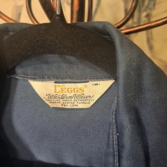 Vintage Mr. Leggs Western Wear Men's Snap Button Down Long Sleeve Medium - Picture 2 of 8